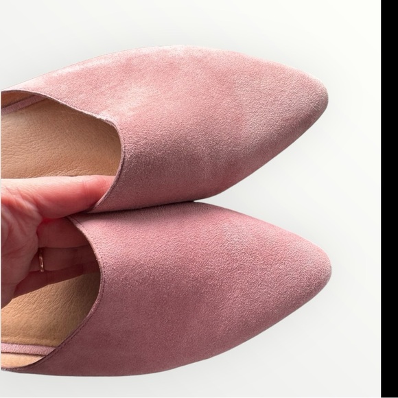 Madewell The Remi Mule in Pink Suede - Picture 3 of 12
